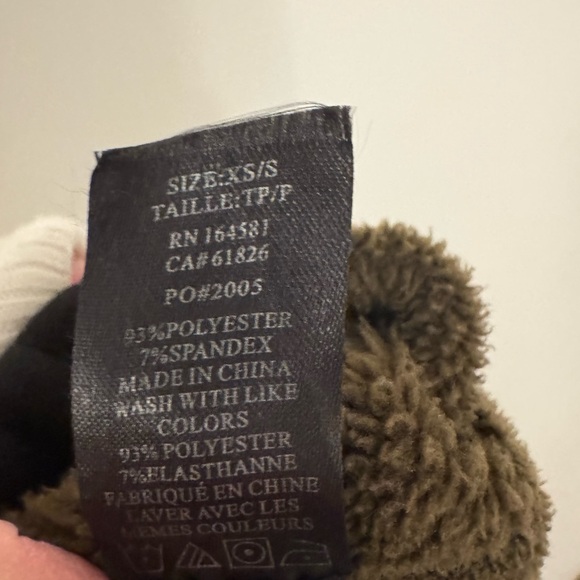 Just Cozy Black Fleece-lined Leggings for Women XS/S - Picture 5 of 5